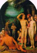 CORNELIS VAN HAARLEM The Baptism of Christ fd USA oil painting reproduction